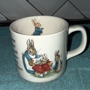 Vintage Wedgwood Peter Rabbit Beatrix Potter Child’s Ceramic Cup Mug England